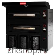 Печь подовая газовая Inoven MONTANIA 120X80/2S (с расстоечным шкафом)