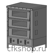 Печь хлебопекарная ЦМИ ХПЭЦ-3 стекло