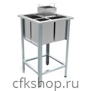 Ванна моечная для яиц КОБОР ВМЯ/1-53/53/430