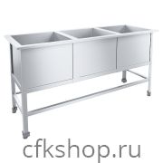 Ванна моечная ПищТех НК ВМО3-630С304НК-М 2100х730х870(890) мм