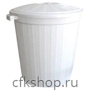 Бак мусорный ПЛАСТХОЗ с крышкой 35 л