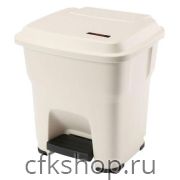 Контейнер для мусора CuisinAid CD-PB30BG 30 л с педалью, пластик, бежевый