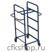 Тележка производственная MetallCart X2 для перевозки ящиков (8 шт.)