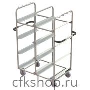 Тележка производственная MetallCart X01 для перевозки ящиков (8 шт.)