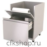 Тумба для мусорной корзины КАМИК BULL БЛ-348656 610*610*890 с держателем для бумажных полотенец