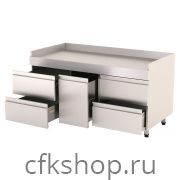 Тумба для встраиваемого гриля КАМИК 347490/304 1460*610*890 5 ящиков