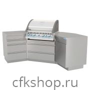 Модульная кухня для встраиваемого гриля КАМИК Зета 2103*610*890