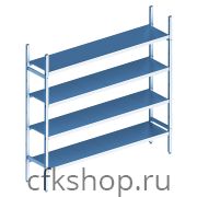 Стеллаж модульный базовый POLAIR LOAD.ME INOX 18AL.4IN30.14B