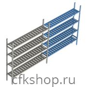 Стеллаж модульный линейный дополнительный POLAIR LOAD.ME POLY 18AL.4PP30.07Е