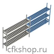 Стеллаж модульный линейный дополнительный POLAIR LOAD.ME POLY 16AL.3PP40.10Е