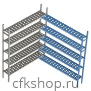 Стеллаж модульный угловой дополнительный POLAIR LOAD.ME POLY 21AL.5PP30.06C