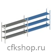 Стеллаж модульный линейный дополнительный POLAIR LOAD.ME INOX 21AL.3IN30.06Е