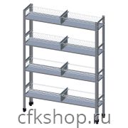 Стеллаж кухонный VIATTO ПКТ-4-Н-ЮТ