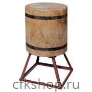 Колода разрубочная Luxstahl 400-500 мм сварная, подставка, дуб