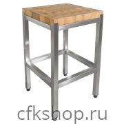 Стол-колода ПищТех 700х500х850 бук