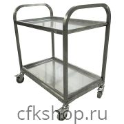 Тележка сервировочная ЦМИ ТО2-80/50/85, 2 полки