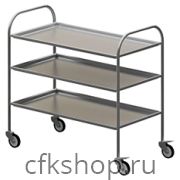 Тележка сервировочная CRYSPI ТС Э с 3 полками