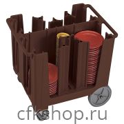 Тележка для тарелок Cambro ADCS 131 темно-коричневая