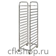 Тележка-шпилька для противней Luxstahl ТШГ-10 (450x335) нерж.