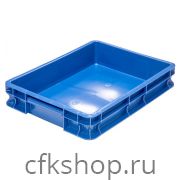 Ящик Luxstahl 400х300х75 мм сплошной, ПЭНД [700.03.02 ГД]