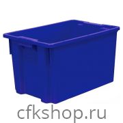 Ящик мясо-молочный Luxstahl 600х400х400 мм конусный, сплошной [605]