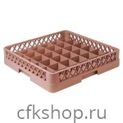 Кассета посудомоечная для стаканов и чашек Luxstahl JW-36 500х500х100 мм