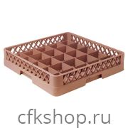 Кассета посудомоечная для стаканов и чашек Luxstahl JW-25 500х500х100мм