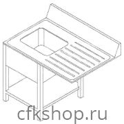 Стол с моечной с ванной Dihr A 20 SX