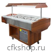 Стол шведский ПищТех СОЭП-ШС-Г, орех