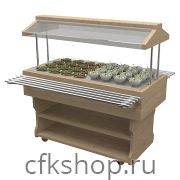 Салат-бар нейтральный Gastrolux ПН-127/W