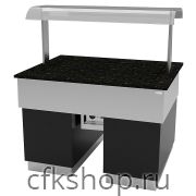Прилавок с тепловой поверхностью Gastrolux ТМ-1310/ПК/SI