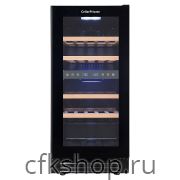 Винный шкаф Cellar Private CP027-2TBH черная дверь со скрытой рукояткой