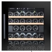 Винный шкаф Temptech Oslo OZ60DB двухзонный черный