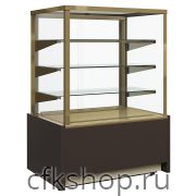 Витрина кондитерская Carboma KC70 VM 1,3-1 Light (0102-0109, шоколад / золото)