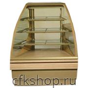 Витрина нейтральная Viessmann (Norpe) SAGA EA-45-W дуб (угловая)