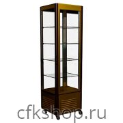 Витрина кондитерская Carboma D4 VM 400-1 (R400C Люкс, коричнево-золотой)