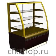 Витрина кондитерская Carboma K70 VV 1,3-1 Standard (ВХСв - 1,3д Люкс)