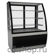 Витрина кондитерская Carboma K70 VV 1,3-1 Standard (ВХСв - 1,3д Люкс Техно)