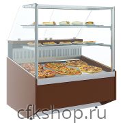 Витрина нейтральная Carboma КС95 N 1,2-1 (1008, дуб темный, без агрегата)