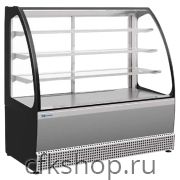 Витрина кондитерская KAYMAN KВК-1305МН серая матовая