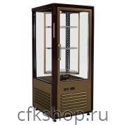 Витрина кондитерская Carboma D4 VM 120-2 (R120Cвр Люкс, коричнево-золотой)