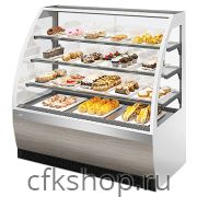 Витрина кондитерская Chilz VETE 130 белый, вяз тосини