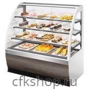 Витрина кондитерская Chilz VETE 130 белый, венге мали