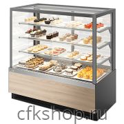 Витрина кондитерская Chilz VETE KUB LUX 90 серый, ясень наварра