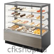 Витрина кондитерская Chilz VETE KUB LUX 90 серый, вяз тосини
