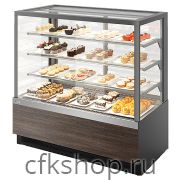 Витрина кондитерская Chilz VETE KUB LUX 90 серый, венге мали