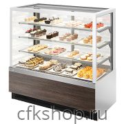 Витрина кондитерская Chilz VETE KUB LUX 90 белый, венге мали