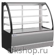 Витрина кондитерская KAYMAN KВК-1305 (без агрегата) серая матовая