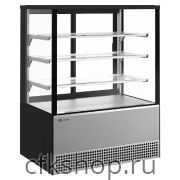 Витрина кондитерская KAYMAN KВК-950М ЛЮКС КВАДРО черная
