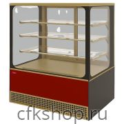 Витрина кондитерская KAYMAN KВК-950М КВАДРО золото